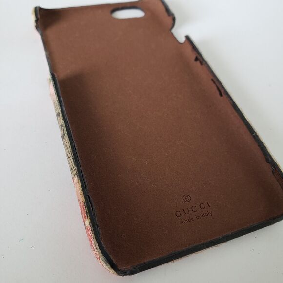 GUCCI Bloom iPhone 7 case by Alessandro Michele Floral Pink Gray - Picture 3 of 6